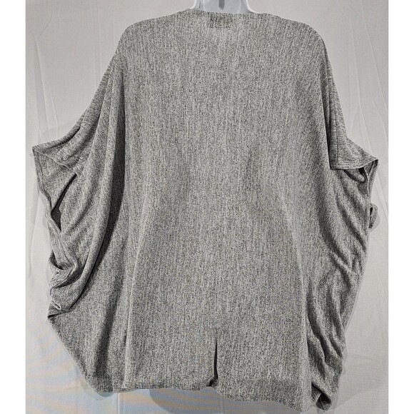 Saturday Sunday Anthropologie Womens Ami Kimono Top Twist Wrap Boho Gray OS - Picture 2 of 11